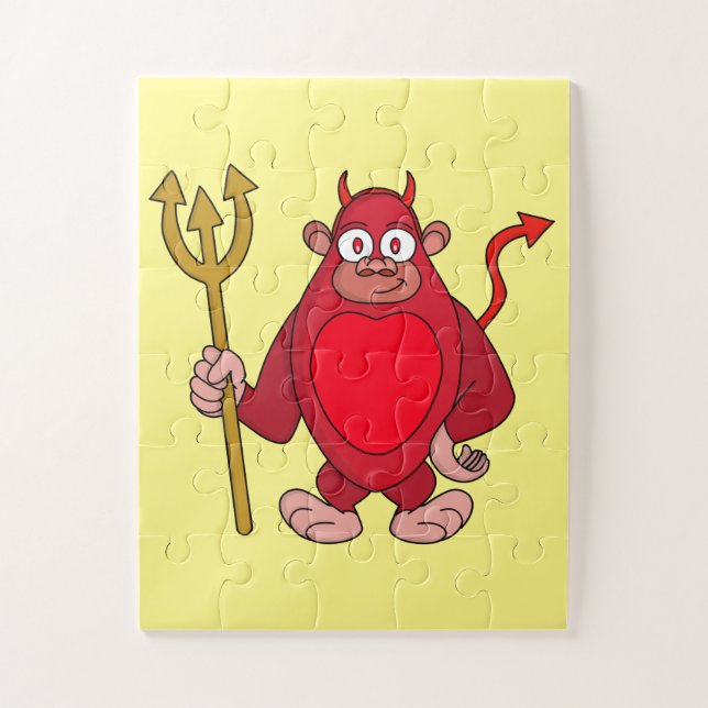 Devil Gorilla Jigsaw Puzzle (Vertical)