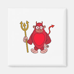 Devil Gorilla Magnet