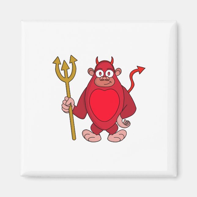 Devil Gorilla Magnet (Front)
