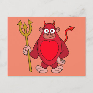 Devil Gorilla Postcard