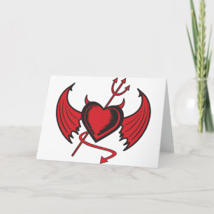 Devil Heart Holiday Card