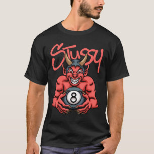 Devil Holding Ball streetwear  T-Shirt