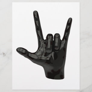 devil horns hand