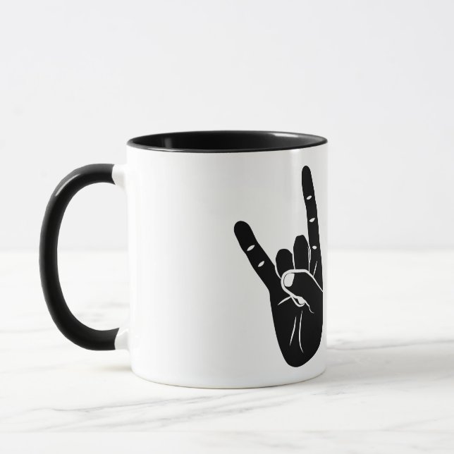 Devil Horns Mug (Left)