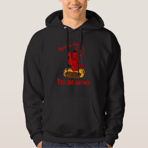 Devil Horror Halloween Motif Hoodie