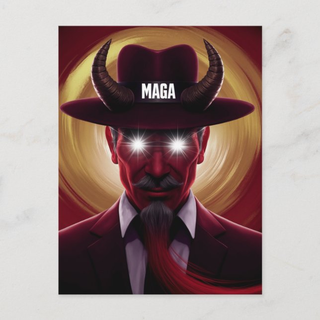 Devil in a Red Hat Postcard (Front)
