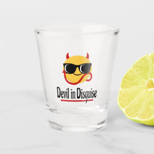 devil in disguise Emoji Hot Trendy Funny Shot Glass