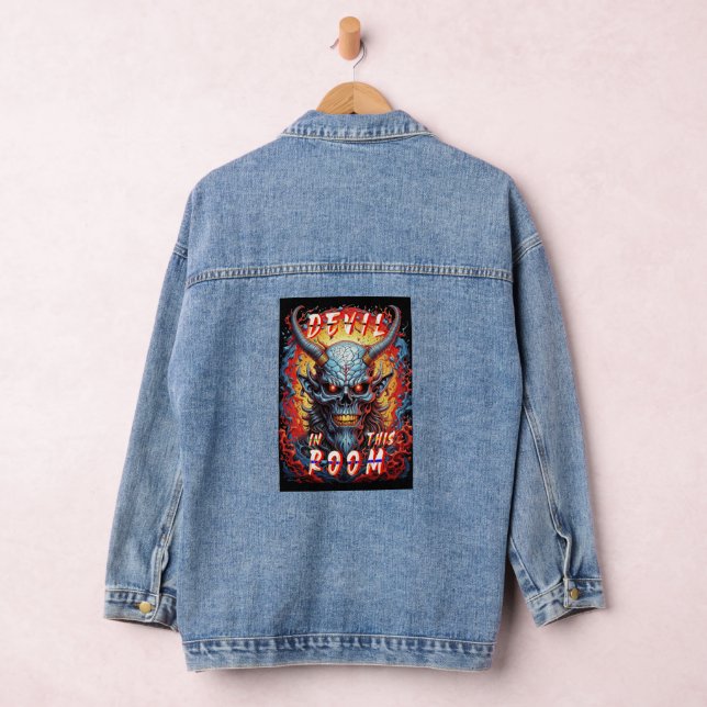 Devil In This Room Denim Jacket (Hangar)