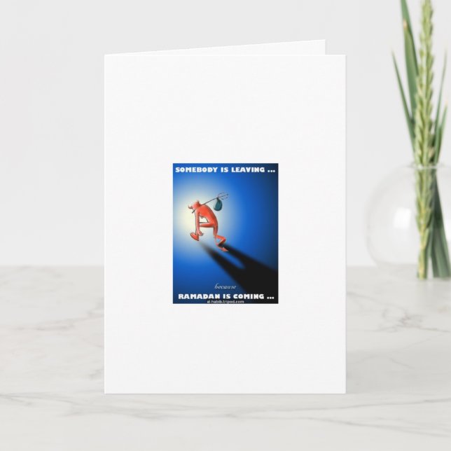 Devil is leaving card (Front)