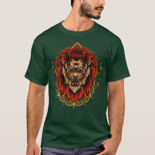 Devil Lion With Angry Face  T-Shirt