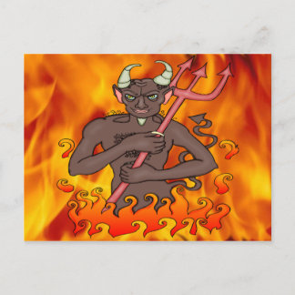 Devil Monster Postcard