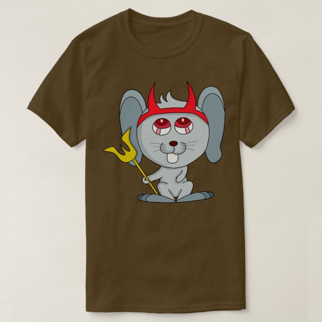 Devil Mouse T-Shirt (Design Front)