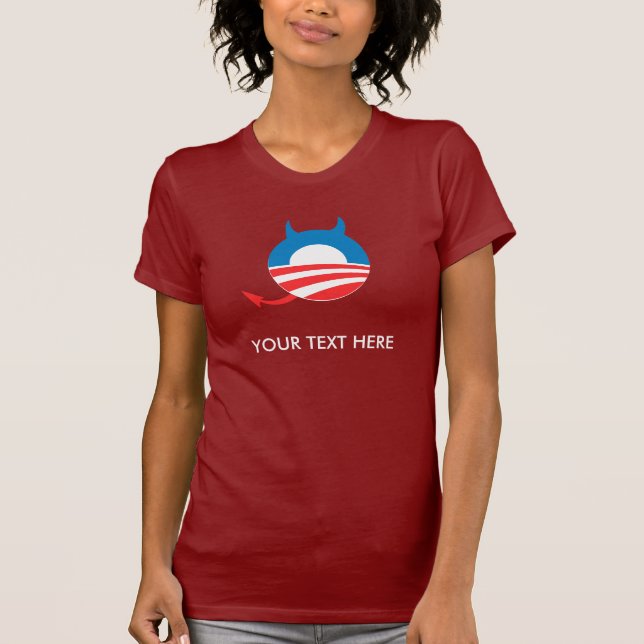 DEVIL OBAMA T-Shirt (Front)