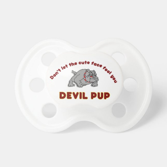Devil Pup Pacifier (Front)