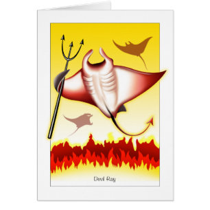 Devil Ray (Ray's Hell!) Birthday Card
