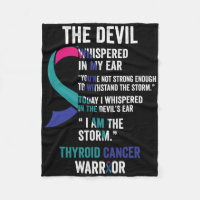 Devil- Thyroid Cancer Awareness Support Ribbon 