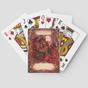 Devil Wedding Guest Book Signing Deck Playing Cards