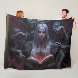 DEVIL WITCH FLEECE BLANKET