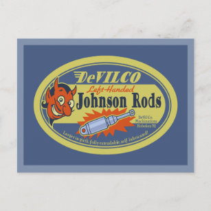 DeVILCO Left-Handed Johnsons Postcard