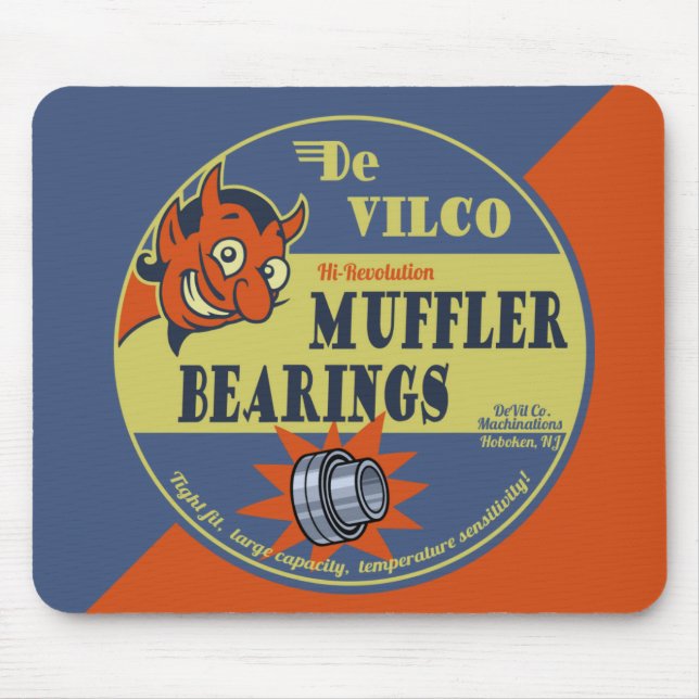 DeVILco Muffler Bearings Mouse Pad (Front)