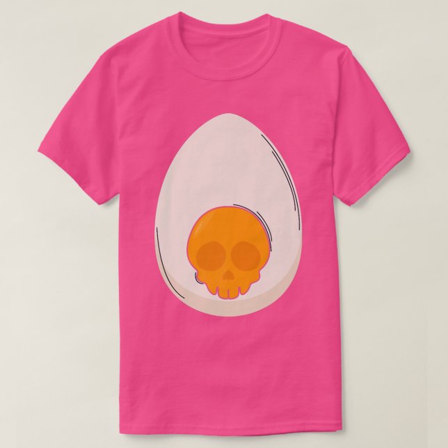 Deviled Egg Costume Devil Horns Halloween Love Egg T-Shirt (Design Front)