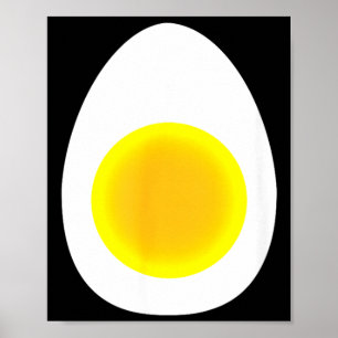 Deviled Egg Costume Funny Christmas Halloween Egg Poster