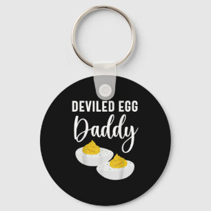 Deviled Egg Daddy Men Women Kids  Key Ring
