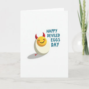 Deviled Egg Fun Day Card