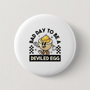 Deviled Egg Thanksgiving Eggs For Men Women Funny  6 Cm Round Badge
