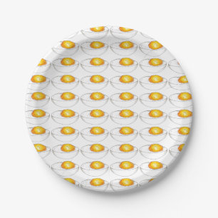 Deviled Eggs Summer Picnic Cookout Food Paper Plate