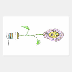 Devilish Daisy Sticker