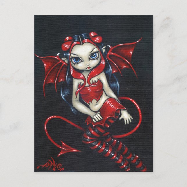"Devilish Fairy" Postcard (Front)