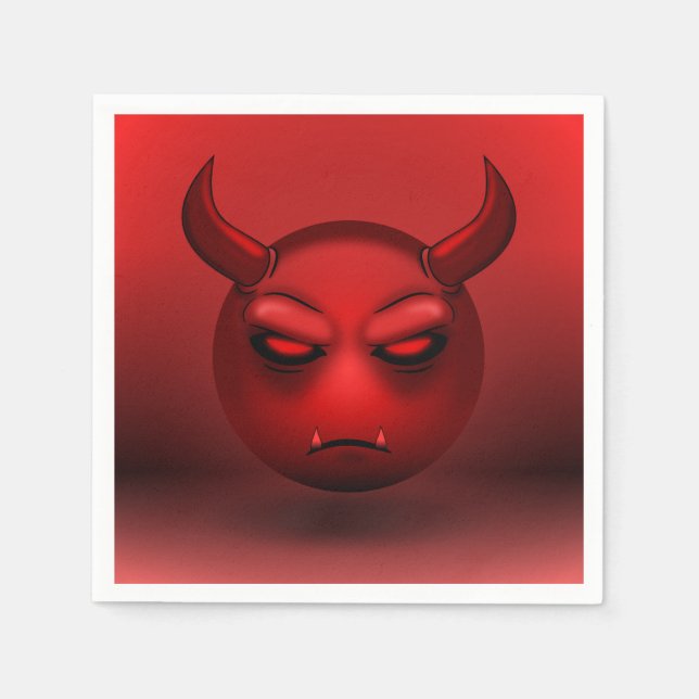 Devilmoji Paper Towel Napkin (Front)