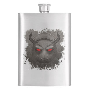 Devilmoji Vintage Blade Hip Flask