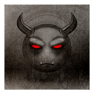 Devilmoji Vintage Poster