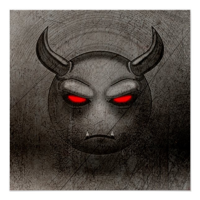 Devilmoji Vintage Poster (Front)