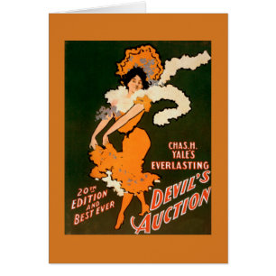 Devil's Auction Woman in Costume Theatre