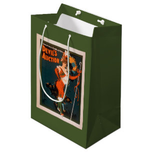 Devil's Auction Woman in Costume Theatre 2 Medium Gift Bag