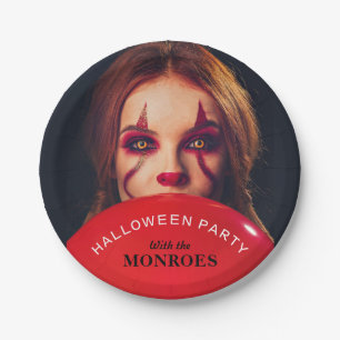 Devil's Balloon, Halloween Party Paper Plate