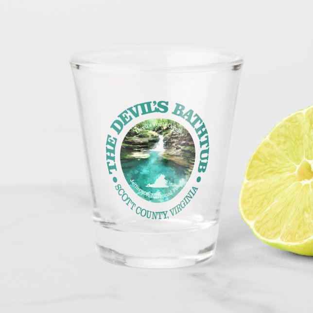Devils Bathtub (Va) Shot Glass (Front)