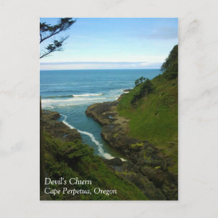 Devil's Churn, Cape Perpetua, OR Postcard