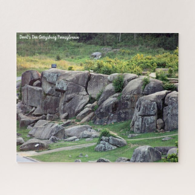 Devil's Den Gettysburg Pennsylvania Jigsaw Puzzle (Horizontal)