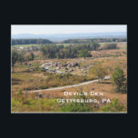 Devil's Den in Gettysburg PA Postcard<br><div class="desc">Devil's Den on the battlefield in Gettysburg Pennsylvania</div>