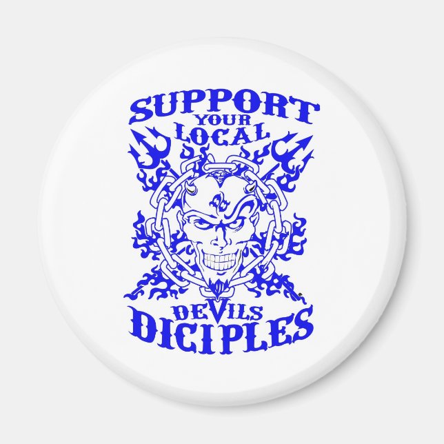 Devils Diciples MC - Support Magnet (Front)