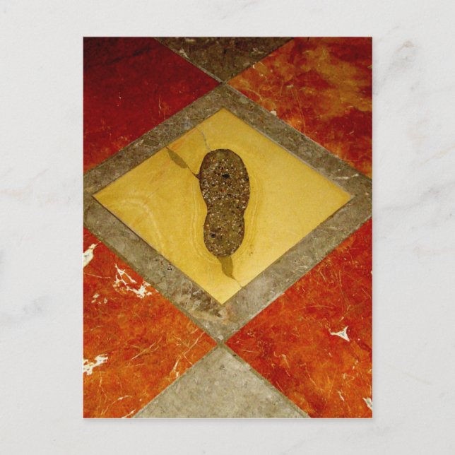 Devil's Footprint in Munich Postcard (Front)