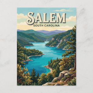 Devils Fork State Park Salem South Carolina Postcard
