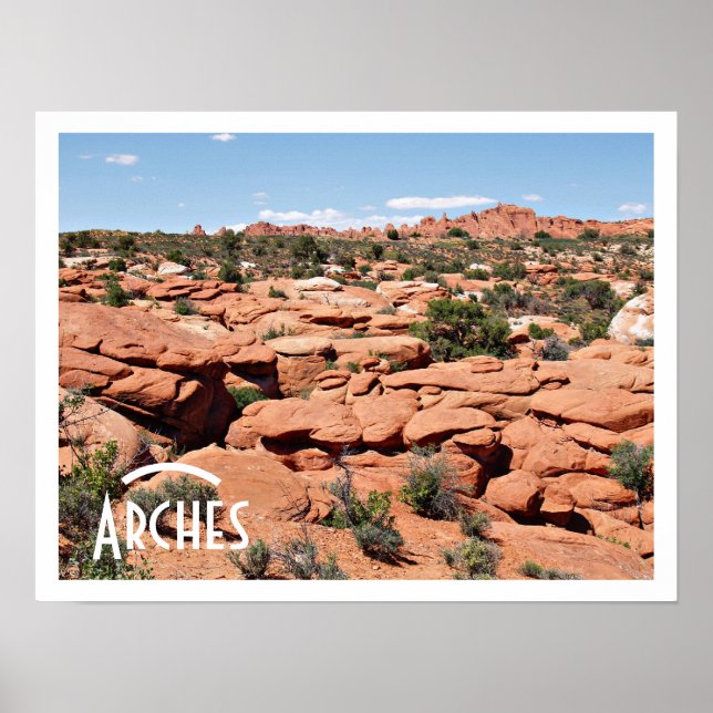 Devils Garden , Arches National Park Poster (Front)