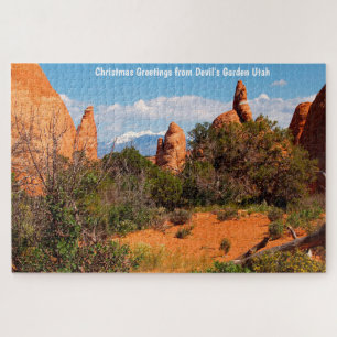 Devil's Garden Utah. Jigsaw Puzzle