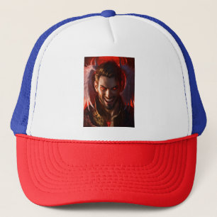 Devil's Halo: Illuminate Your Play with LED Winged Trucker Hat