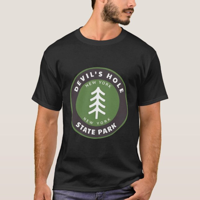 Devil'S Hole State Park New York Ny Forest Tree Va T-Shirt (Front)